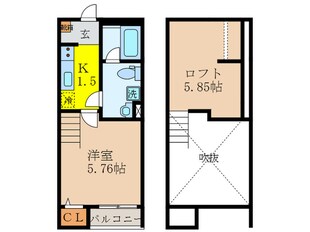 レポゼビアンの物件間取画像